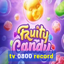 tv 0800 record